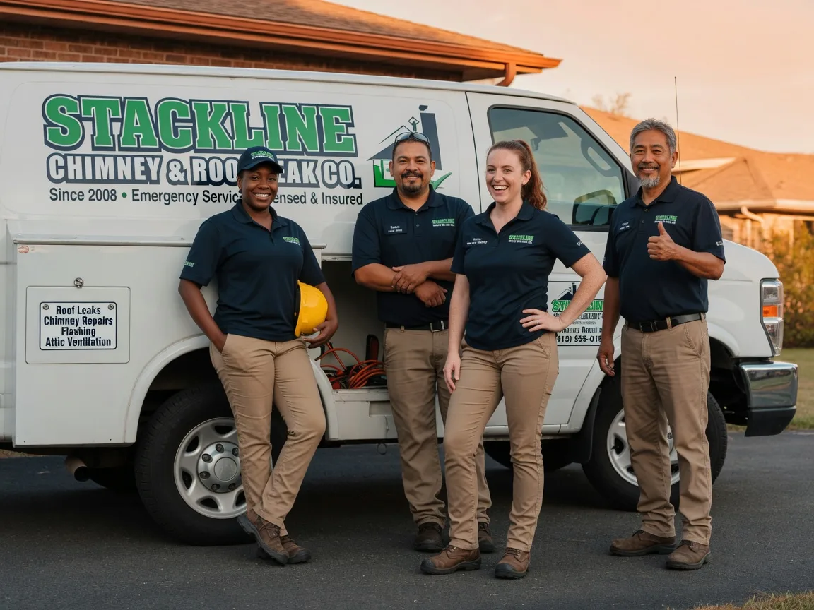 Chimney flashing repair company in Oakley, KS